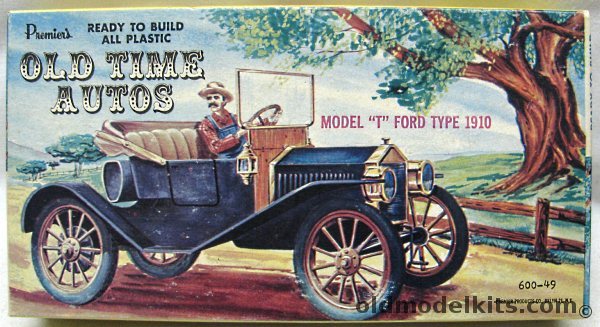 Premier 1/32 1910 Ford Model T Type, 600-49 plastic model kit